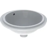 Lavoar sub blat Geberit Variform 39 cm fara orificiu baterie cu orificiu preaplin