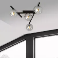 Lustra Emibig Smart 4 negru/grafit