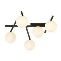 Lustra Emibig Smart 5 negru/opal