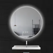 Oglinda cu iluminare si dezaburire Fluminia Calatrava Ambient 80 cm