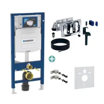 Pachet Geberit rezervor incastrat Duofix Sigma cu Kit Geberit DuoFresh cu declansare automata cromat lucios