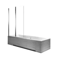 Paravan de cada pliabil Rea Agat-2 crom 80x140 cm mobil
