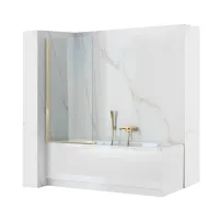 Paravan de cada Rea Elegant auriu 70x140 cm