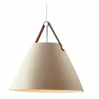 Pendul cappuccino abajur geometric curea piele Buffo Rea