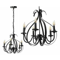 Pendul cu lant 5 brate Rea APP255-5C model geometric industrial