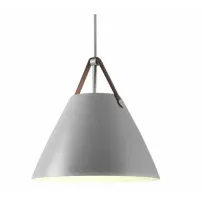 Pendul gri abajur geometric curea piele Buffo Rea