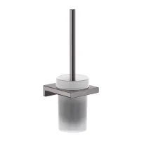 Perie WC Hansgrohe AddStoris negru - crom periat