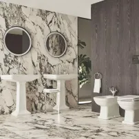 Piedestal pentru lavoar Ideal Standard Atelier Calla alb lucios