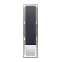 Raft incastrat pentru hartie igienica Balneo Wall-Box alb periat