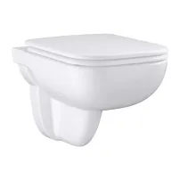 Set vas WC suspendat Grohe Start Edge rimless alb cu capac softclose