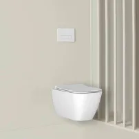 Set vas WC suspendat Ideal Standard I.life B alb si capac slim softclose