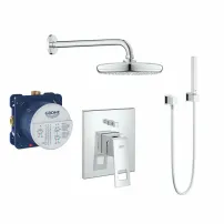 Sistem de dus incastrat Grohe Eurocube Euphoria New Tempesta crom