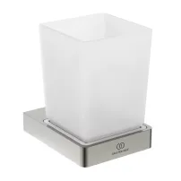 Suport periute de dinti Ideal Standard Atelier Conca patrat argintiu Silver Storm