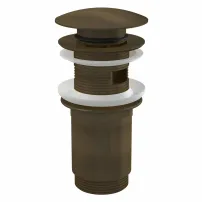 Ventil lavoar bronz antichizat click clack Alca cu preaplin si dop mare