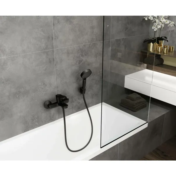 Agatatoare dus Hansgrohe Porter S bronz periat picture - 4