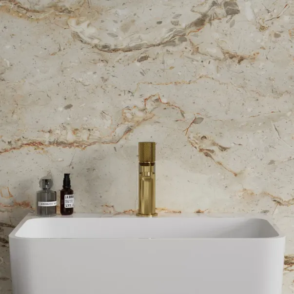 Baterie lavoar Omnires Contour auriu periat picture - 3
