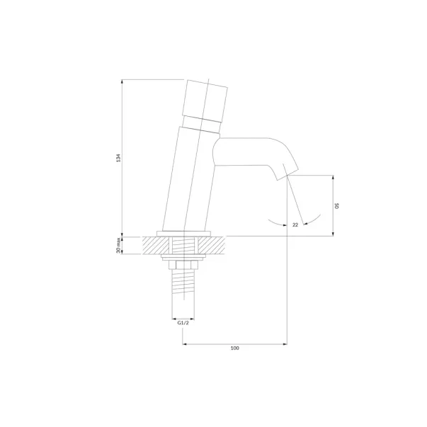 Baterie lavoar Omnires Y cu temporizare picture - 4