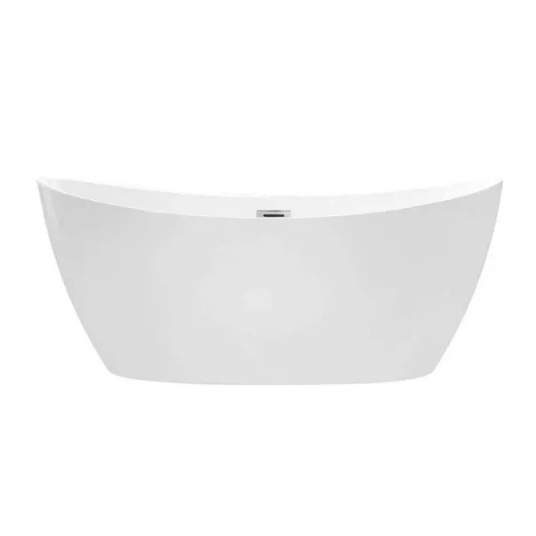 Cada freestanding Besco Ayla 170x80 cm alb lucios picture - 4