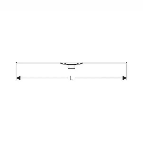 Capac pentru rigola de dus Geberit CleanLine20 30-90 cm metal lucios picture - 4