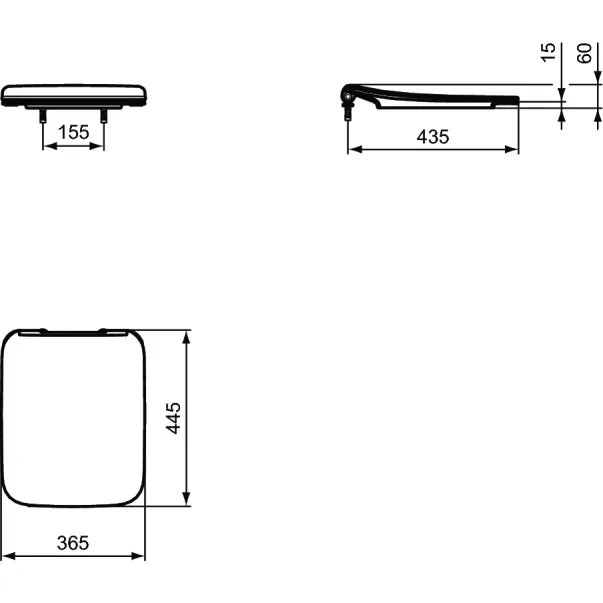 Capac vas wc Ideal Standard Strada II slim soft close picture - 6