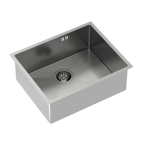 Chiuveta inox sub blat Quadron Unique Anthony 60 inox periat 54x44 cm picture - 2