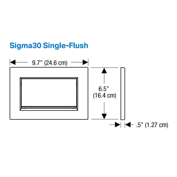 Clapeta de actionare Geberit Sigma30 suflata cu aur picture - 2
