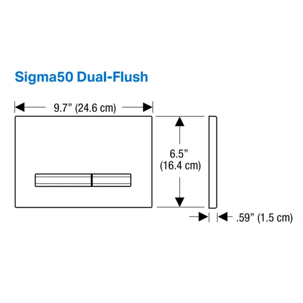 Clapeta de actionare Geberit Sigma50 nuc american/butoane aurii picture - 2