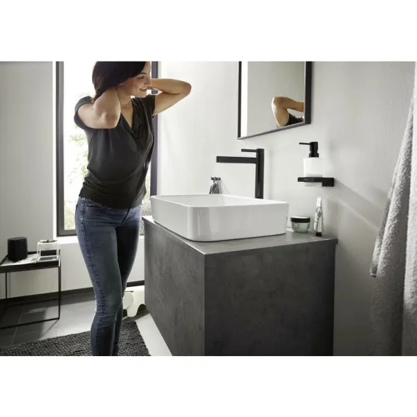 Cuier dublu Hansgrohe AddStoris negru mat picture - 6