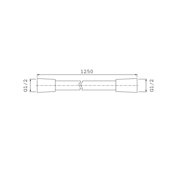 Furtun de dus Omnires Silver argintiu picture - 2
