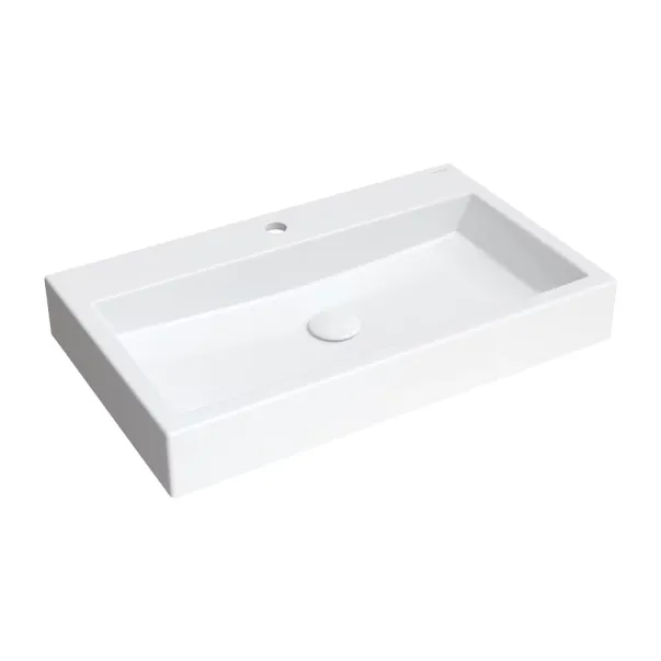 Lavoar suspendat Omnires Thasos M+ alb 70 cm picture - 2
