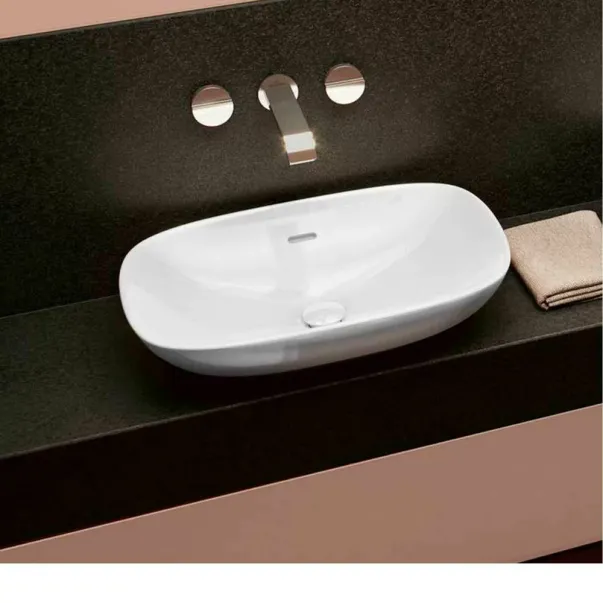 Lavoar pe blat Villeroy&Boch Loop&Friends dreptunghiular alb 56 cm picture - 3