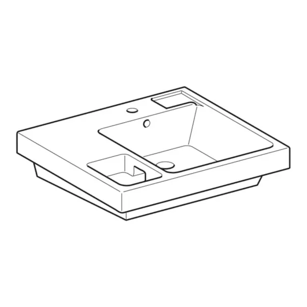 Lavoar pentru copii Geberit Bambini cu bazin lateral pentru spuma 60 cm picture - 5