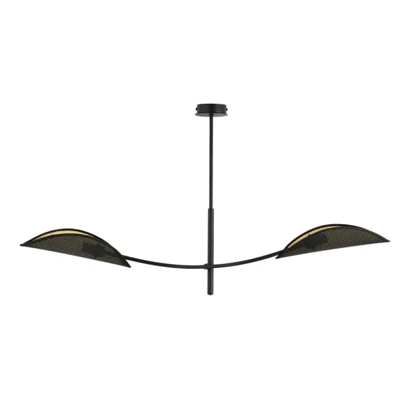 Lustra Emibig Lotus 2 negru/auriu picture - 2