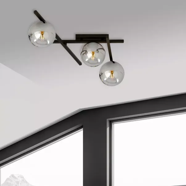 Lustra Emibig Smart 3 negru/grafit picture - 3