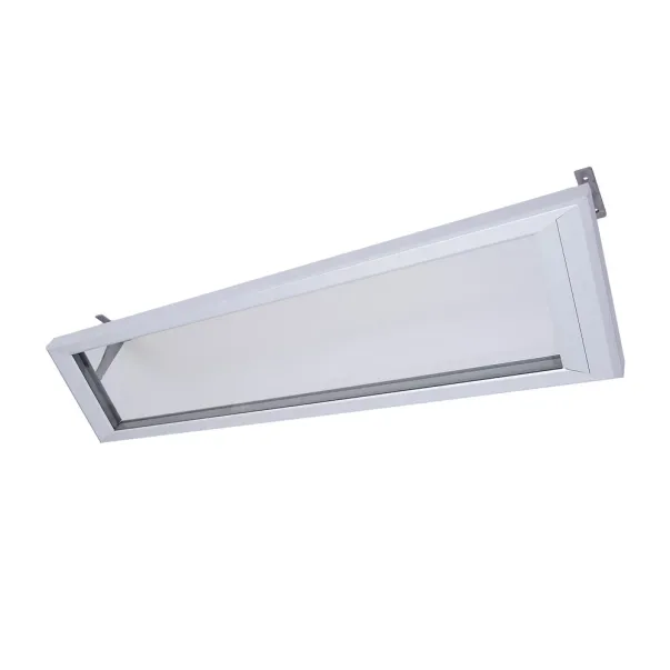 Panou radiant infrarosu Ilmit TGlass 550W aluminiu - sticla transparenta picture - 2