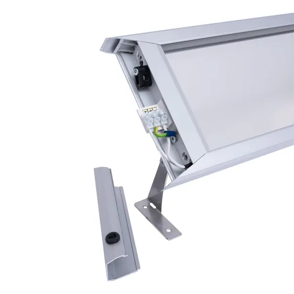 Panou radiant infrarosu Ilmit TGlass 550W aluminiu - sticla transparenta picture - 4