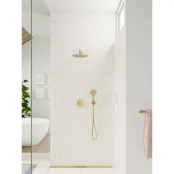 Para de dus Hansgrohe Raindance Select S 120 auriu lucios 3 functii picture - 8