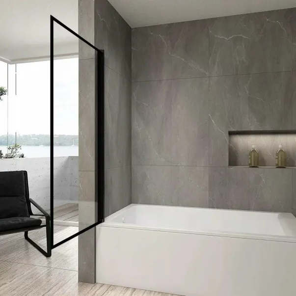 Paravan de cada Rea Lagos negru 80x140 cm mobil picture - 6