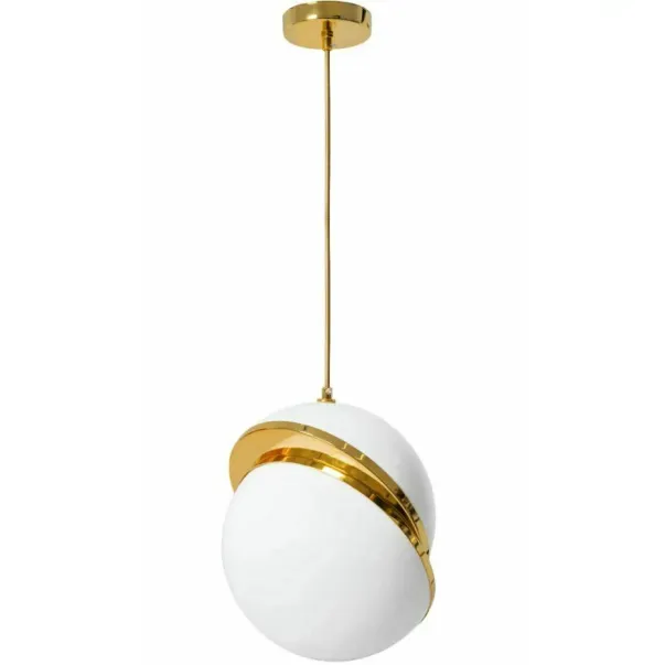 Pendul auriu 2 semicercuri Rea APP481-1CP picture - 2