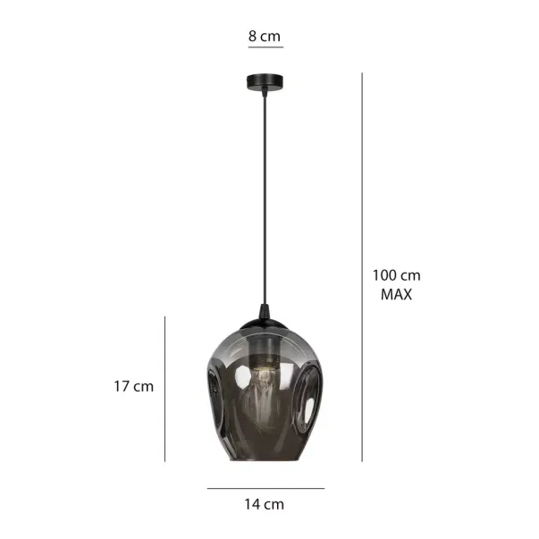 Pendul Emibig Istar 1 negru/grafit picture - 5