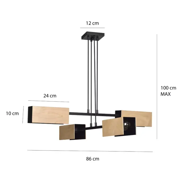 Pendul Emibig Zaper 4 negru picture - 3