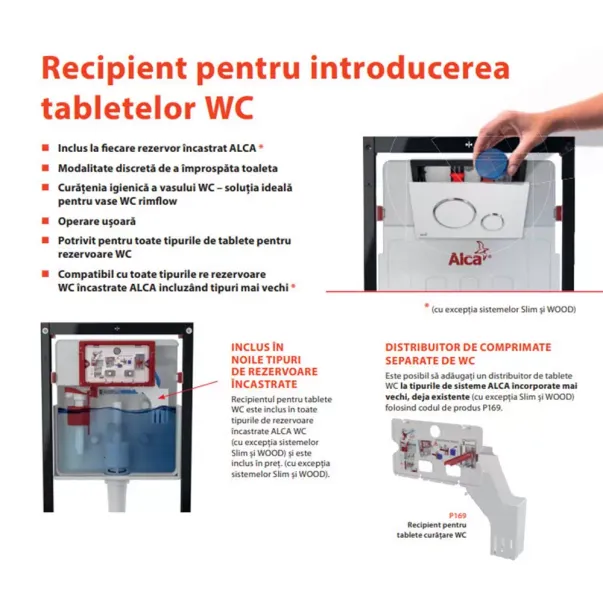 Rezervor WC cu cadru incastrat Alca Sadromodul AM101/1120 pentru instalari uscate picture - 4