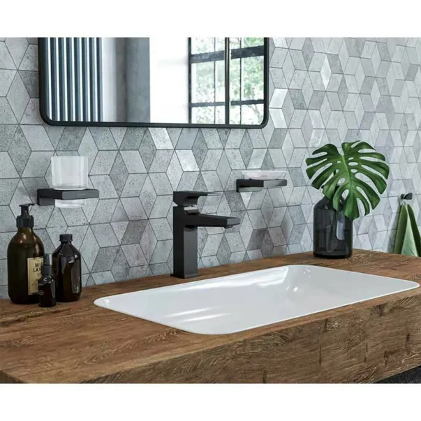 Savoniera cu suport Hansgrohe AddStoris alb - negru picture - 5