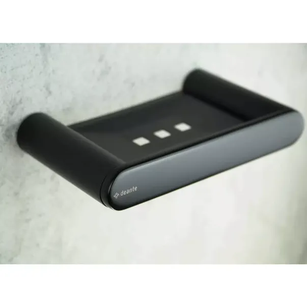 Savoniera Deante Round negru picture - 4