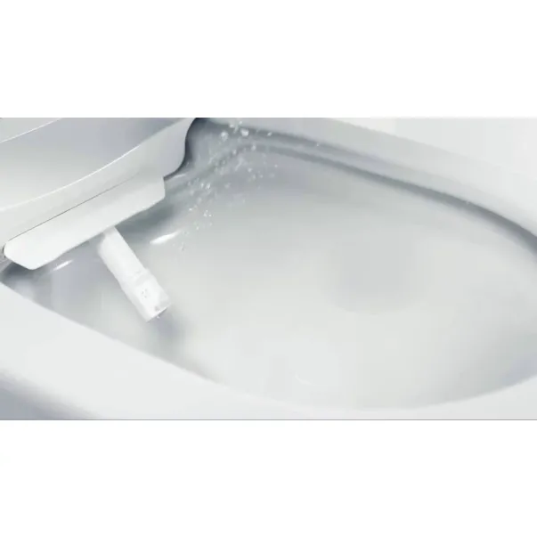 Set complet Grohe Sensia Arena vas wc suspendat, clapeta Skate Air crom, capac inchidere lenta si bideu electric, rezervor Grohe Rapid SL, kit spalare automata picture - 3