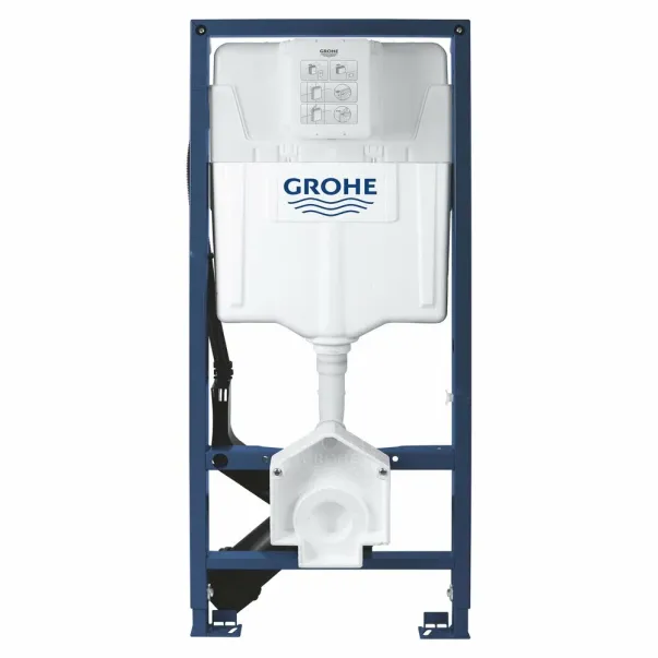 Set complet Grohe Sensia Arena vas wc suspendat, clapeta Skate Air crom, capac inchidere lenta si bideu electric, rezervor Grohe Rapid SL, kit spalare automata picture - 6