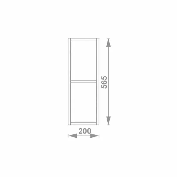 Set dulap baza suspendat Gala Shona alb 2 sertare blat 100 cm si dulap mediu picture - 4