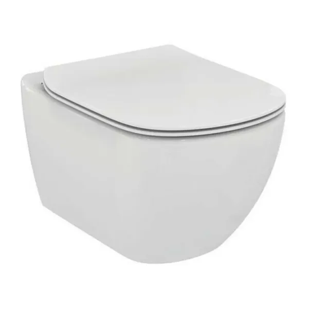 Set vas wc Ideal Standard Tesi AquaBlade cu capac soft close si rezervor Grohe cu clapeta alba Skate Air picture - 4