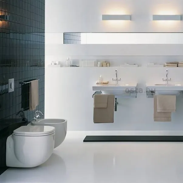 Set vas wc Ideal Standard Tesi AquaBlade cu capac soft close si rezervor Grohe cu clapeta alba Skate Air picture - 8