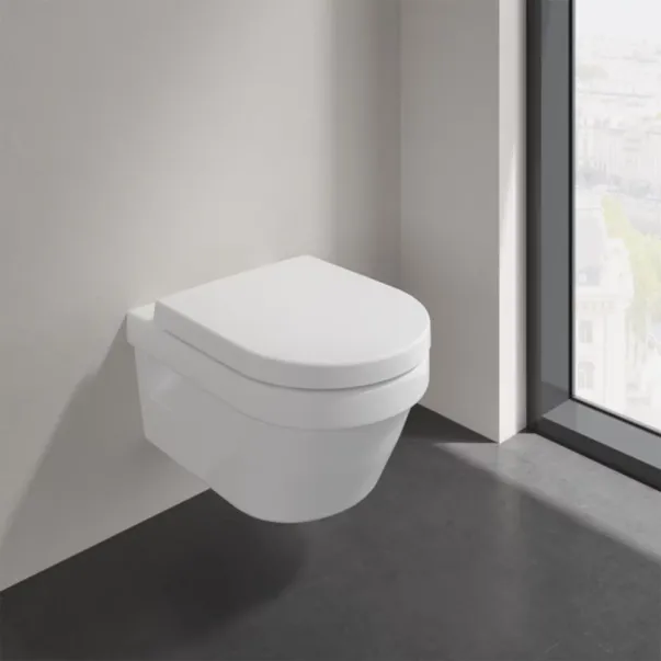 Set vas WC suspendat Villeroy&Boch Architectura DirectFlush alb cu capac softclose picture - 2